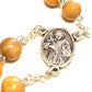 Franciscan Rosary Blessed by Pope - St. Francis  Assisi Tau wooden praying beads - Catholically