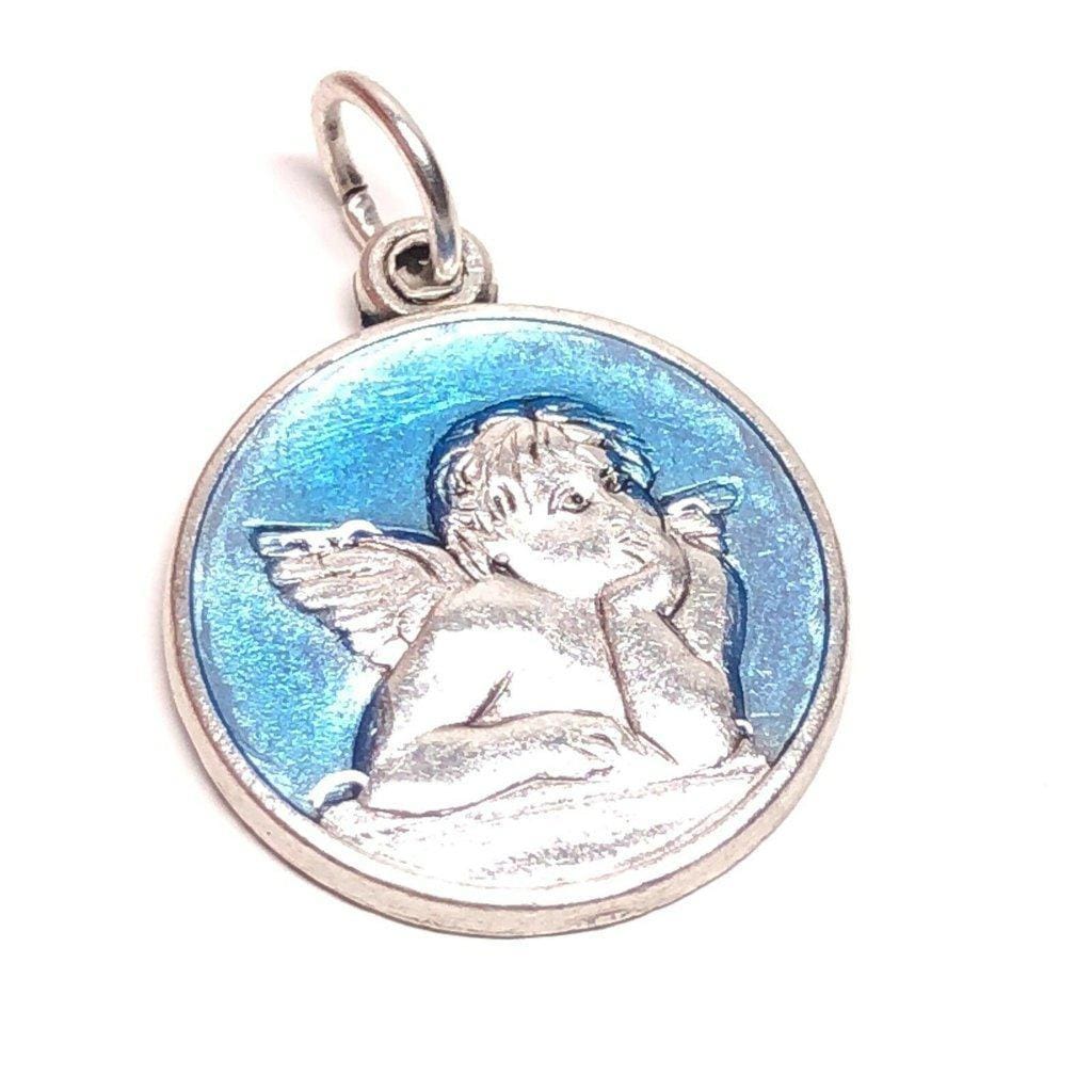 Guardian Angel Catholic Medal / Charm  Pendant Blessed by Pope Francis - Catholically