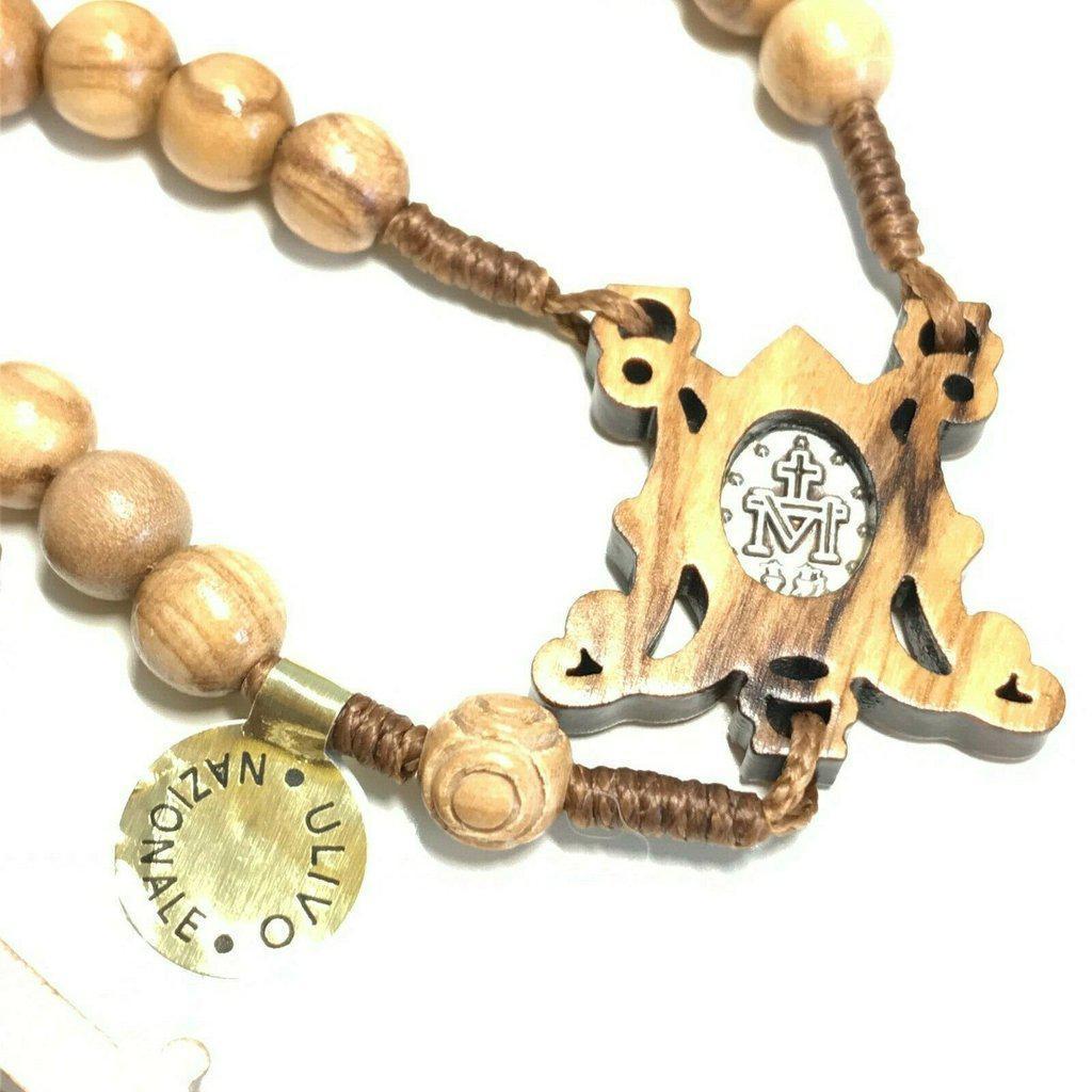 Handmade By Nuns Catholic Virgin Mary Miraculous Medal Rosary Blessed By Pope-Catholically