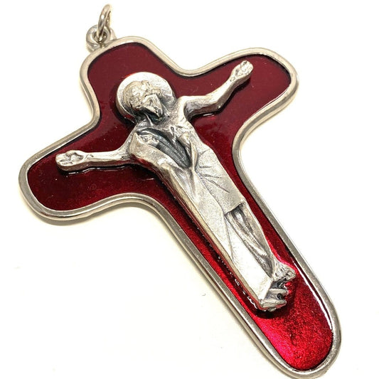 High Quality Sorrowful mother Pectoral Cross -Crucifix - Blessed by Pope Francis-Catholically