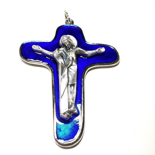 High Quality Sorrowful Mother Pectoral Cross -Crucifix - Blessed By Pope Francis-Catholically