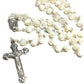 Holy Communion Mother of Pearl ROSARY -Confirmation -Baptism -Blessed by Pope - Catholically