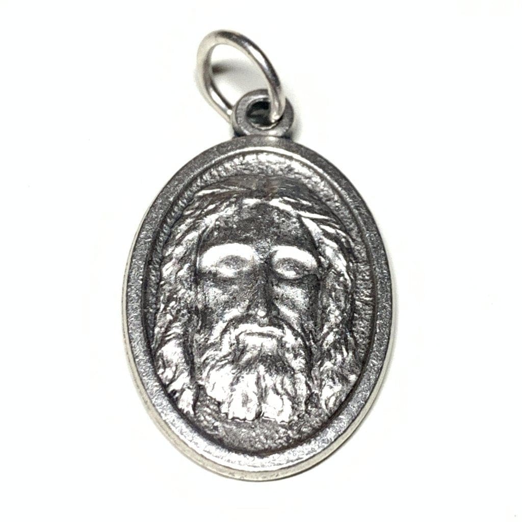 Holy Face of Jesus - Shroud of Turin - Sabana Santa - Medal Pendant - Blessed-Catholically