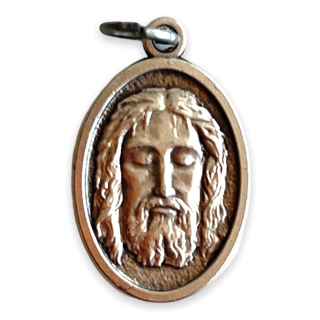 Holy Face Of Jesus Shroud of Turin Sbana Santa - Medal Pendant Blessed-Catholically