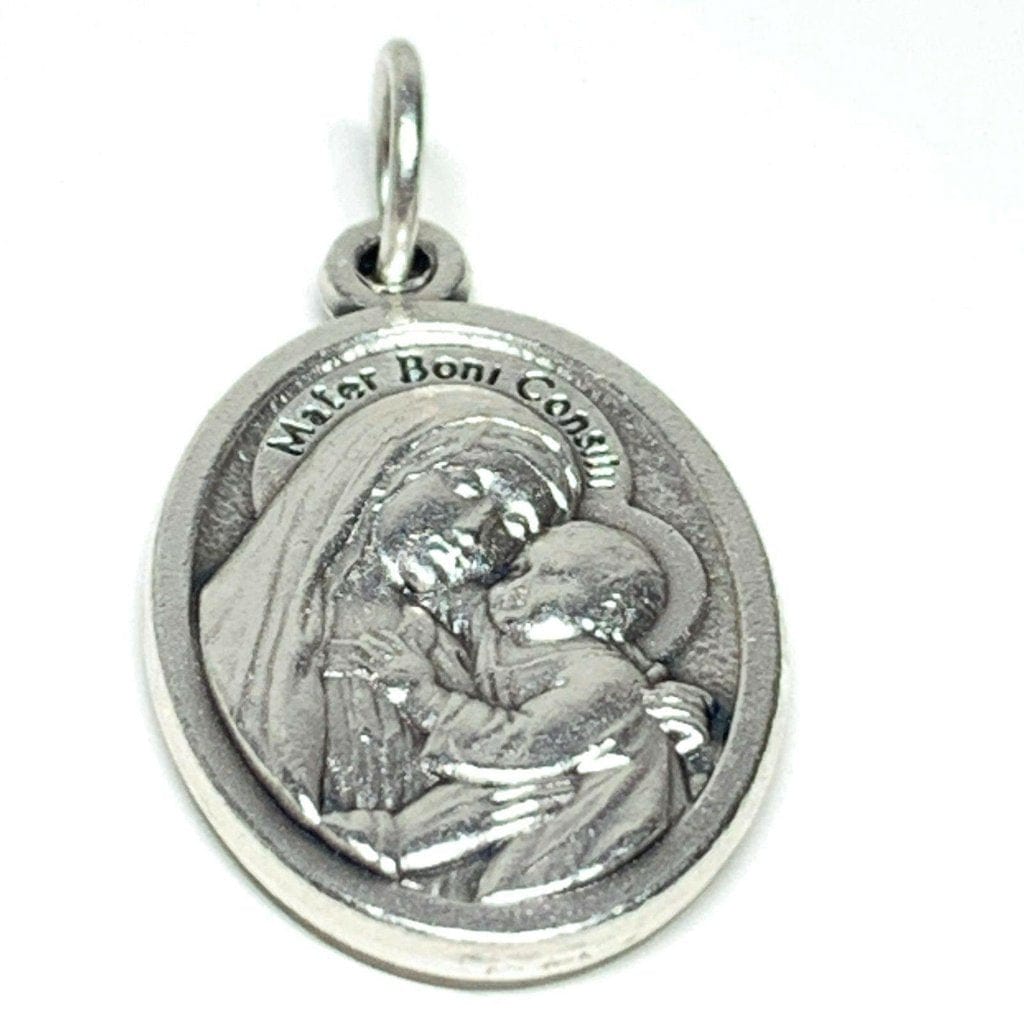 Holy Trinity Medal  Pendant  Catholic charm - Our Lady of Good Solace - Catholically