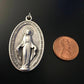 HUGE Miraculous Medal  Blessed by Pope Francis - BVM - Virgin Mary - Catholically