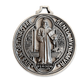 Catholically St Benedict Medal Huge Saint Benedict 2.5" Medal Exorcism - Blessed By Pope