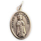 Catholically Medal Infant Of Prague  Silver Oxidized Medal Pendant - Charm - Pendant