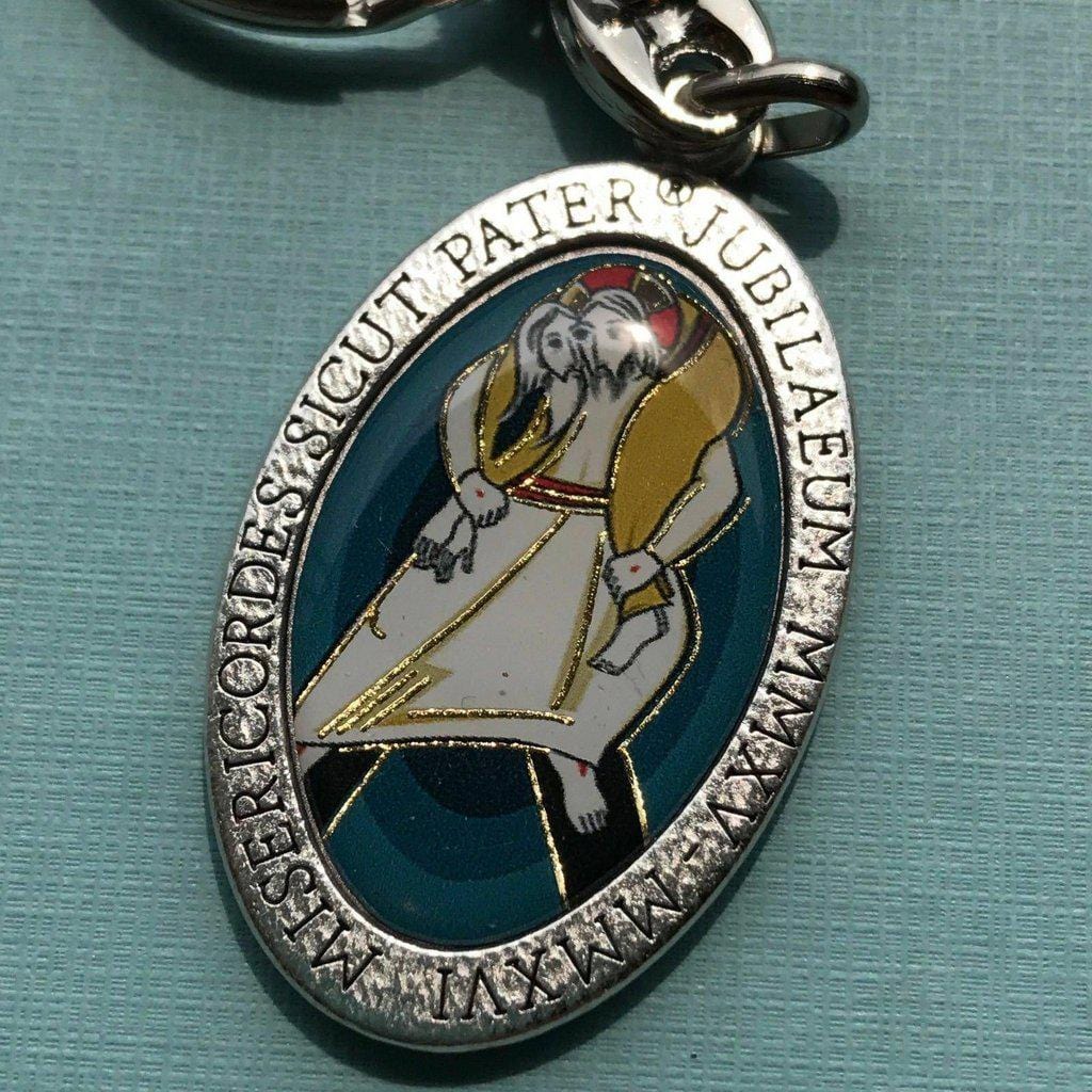 Jubilee Key Ring Fatima Medal Blessed By Pope Holy Year Of Mercy-Catholically
