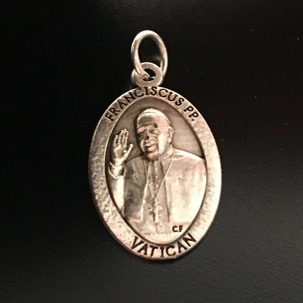 Jubilee medal charm blessed Pope Francis - Holy Year of Mercy - Catholically