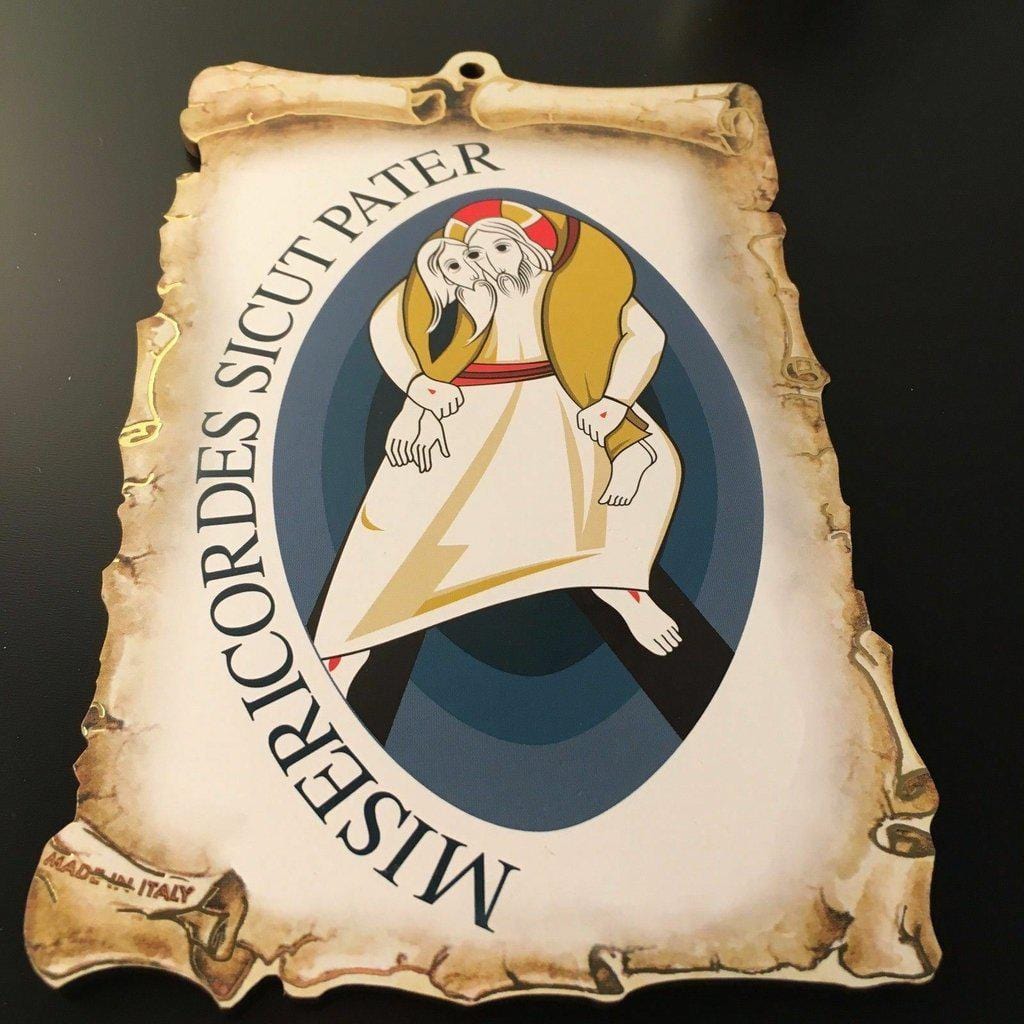 Jubilee plaque blessed by Pope - Holy Year of Mercy - Catholically