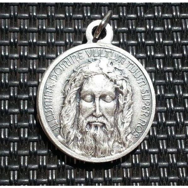 Medal Holy Face Of Jesus - Holy Shroud - Santa Faz - Pierina De Micheli-Catholically