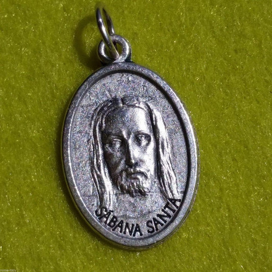 Medalla Sabana Santa - Sacra Sindone - Holy Face Jesus - Medal Turin Shroud-Catholically