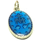 Miraculous Medal - Blue Enamel Blessed By Pope Pendant - Virgin Mary-Catholically