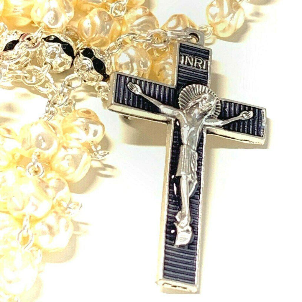 Our Lady Of Fatima Mop Rosary Blessed By Pope Francis Virgin Mary Bvm-Catholically