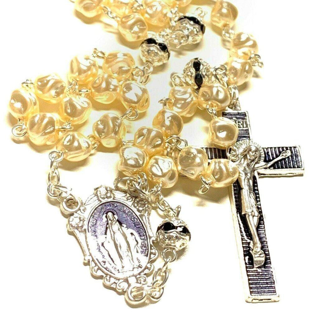 Our Lady Of Fatima Mop Rosary Blessed By Pope Francis Virgin Mary Bvm-Catholically