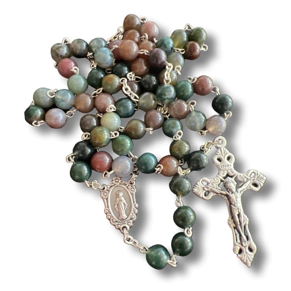 Catholically Rosaries Our Lady Mary Mother Of Jesus - Catholic Multicolor Quartz Beads Rosary