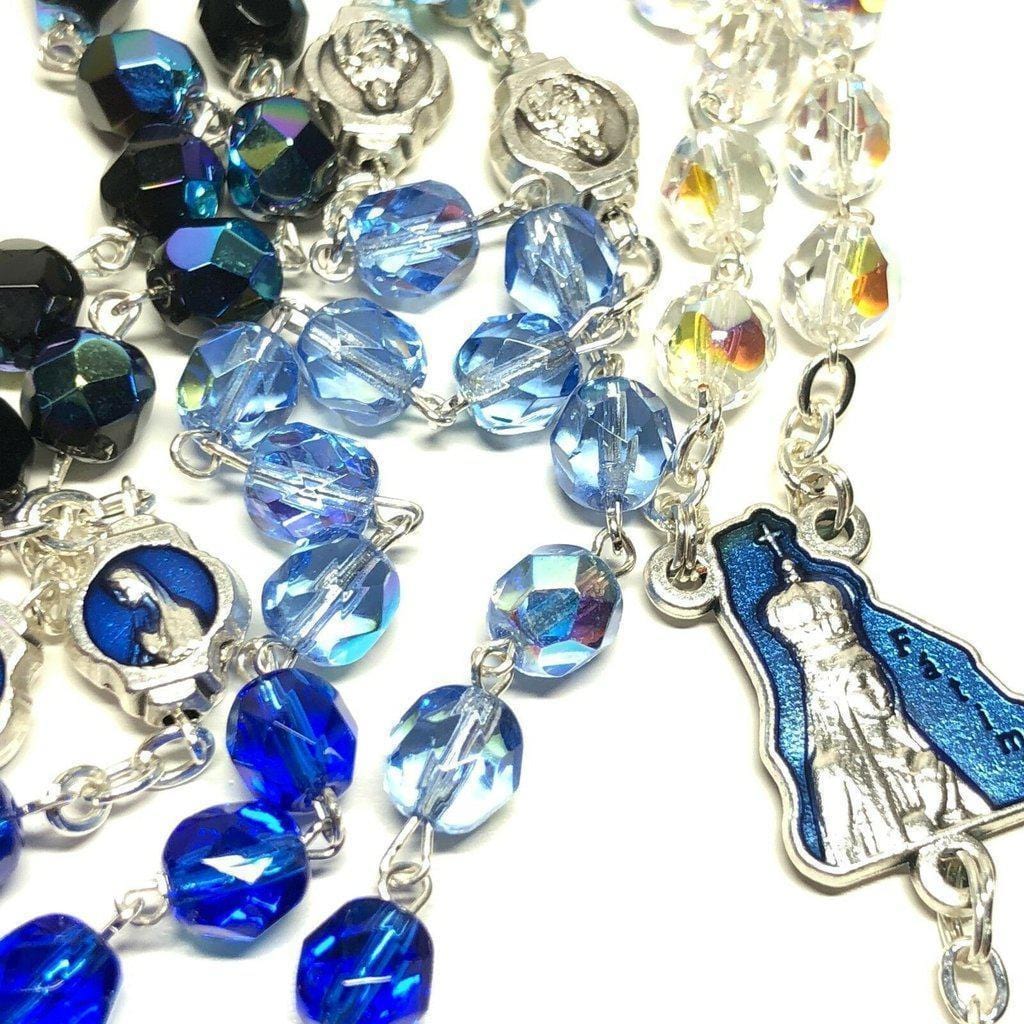 Our Lady Of Fatima Rosary Blessed By Pope Francis Virgin Mary Bvm-Catholically