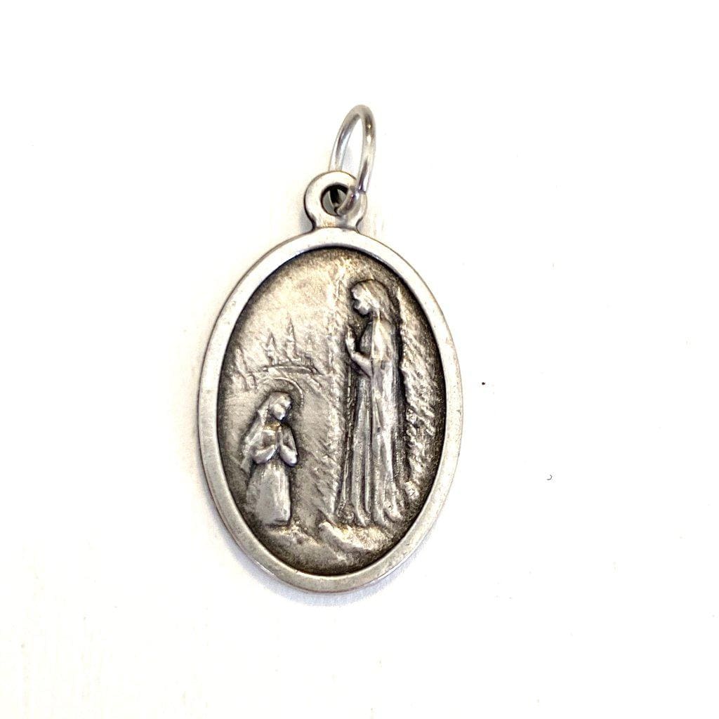 Our Lady Of Lourdes - St. Bernadette - Medal - Charm-Catholically