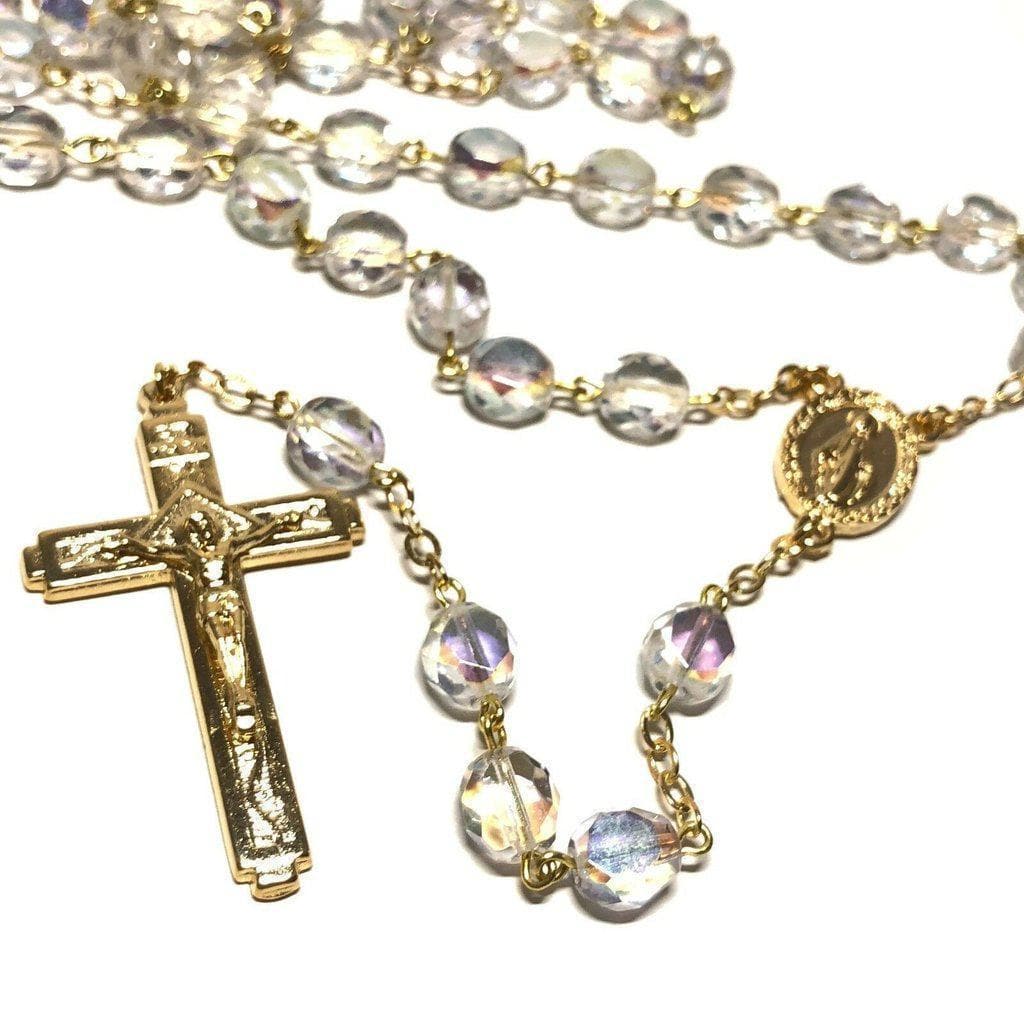 Our Lady Virgin Mary - Miraculous Medal -Rosary Blessed By Pope-Catholically