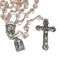 Padre Pio Pink Rosary Blessed By Pope W/ 2Nd Class Relic - St. Father Pio-Catholically