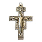 Pectoral St. Damian Crucifix - Blessed By Pope Francis - Very Big 3.5" -Cross-Catholically