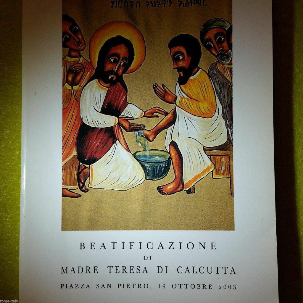 Pope Francis Canonization mass Booklet St Mother Teresa Theresa of Calcutta - Catholically