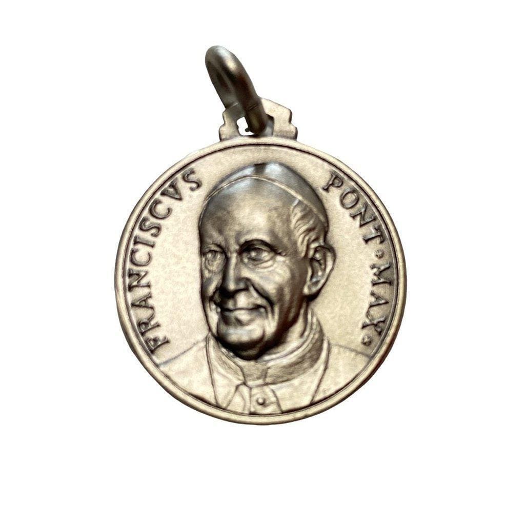 Pope Francis Medal 925 Sterling Silver - Pendant Catholic Charm-Catholically