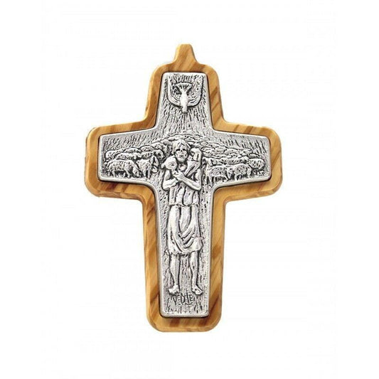 Pope Francis Original Pectoral Cross - Good Pastor crucifix - Catholically