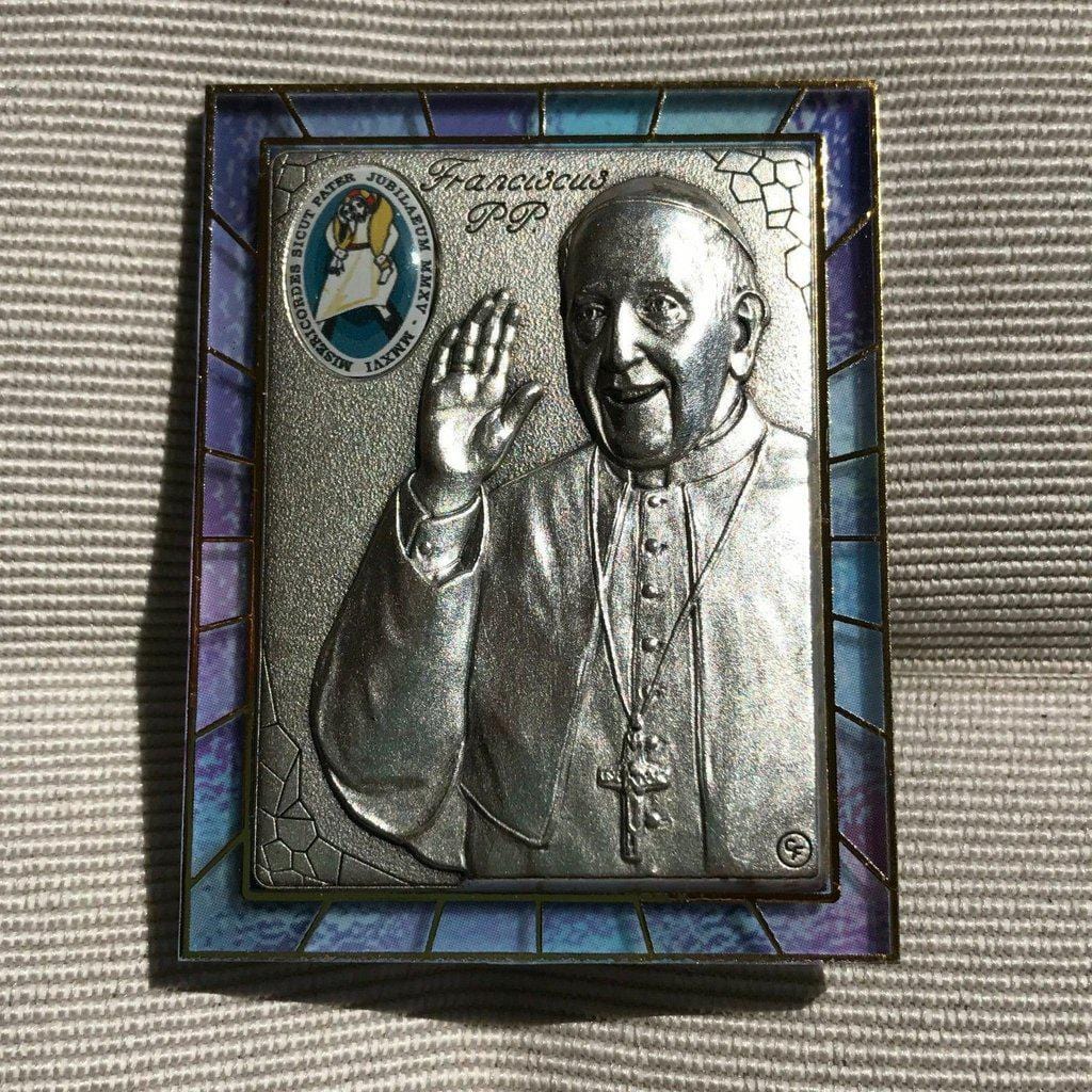 POPE FRANCIS Plaque - desk plate - Blessed - Jubilee of Mercy - Catholically