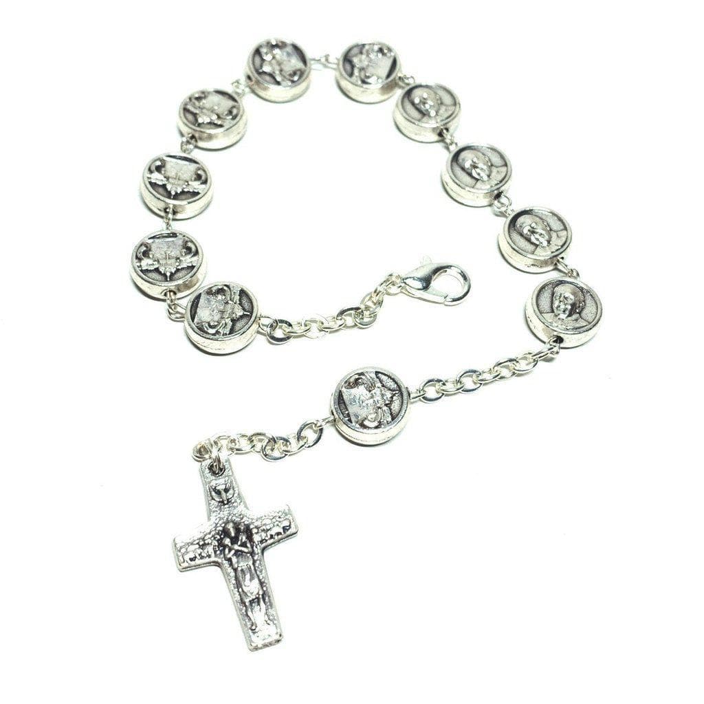 Pope Francis   Ten beads hand ROSARY  Blessed by Pope  Prayer beads - Catholically