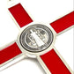 Catholically St Benedict Cross Red 7.5" St. Benedict Cross Crucifix -Exorcism -Saint -Blessed -San Benito