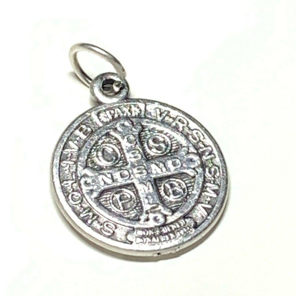 Red St. Benedict 1 Medal Pendant Medalla- Catholic Exorcism -Blessed ...