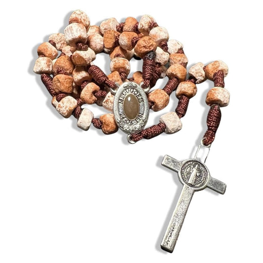 Catholically Rosaries Rock Rosary w/ Relic from the Holy Ground of Medjugorje - Blessed By Pope