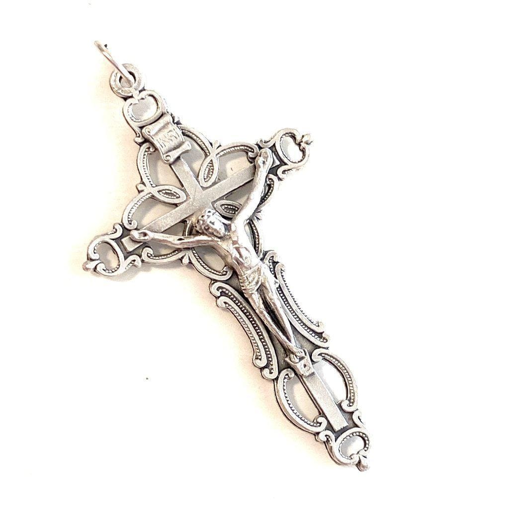 Rosary Parts - Cross - Crucifix - Blessed By Pope Francis - JPII-Catholically