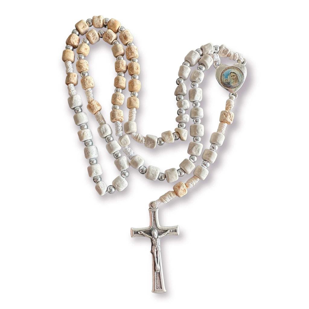 Catholically Rosaries Rosary w/ Relic Rocks from The Holy Ground Of Medjugorje - Blessed By Pope