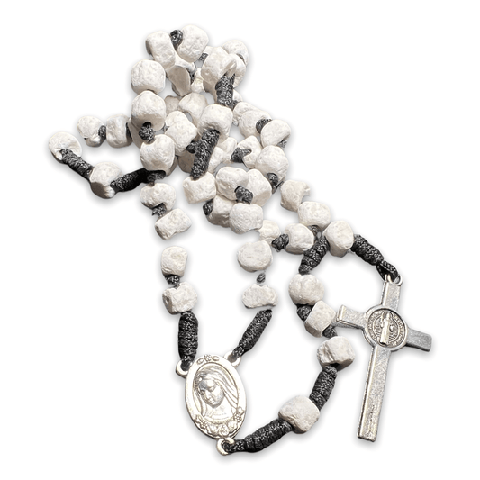 Catholically Rosaries Rosary with Relic Rocks from The Holy Ground of Medjugorje - Blessed By Pope