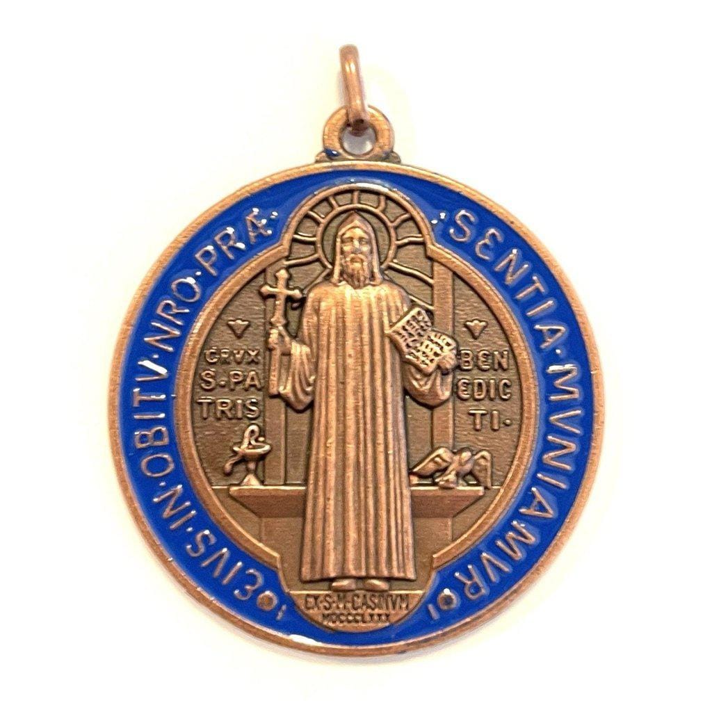 Saint Benedict 2" Medal Exorcism Medalla De San Benito Blessed By Pope-Catholically