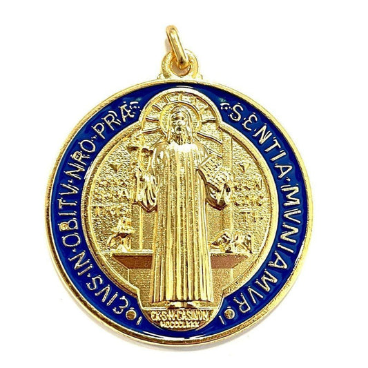 Saint Benedict 2" Medal - Exorcism - Medalla De San Benito Blessed By Pope-Catholically