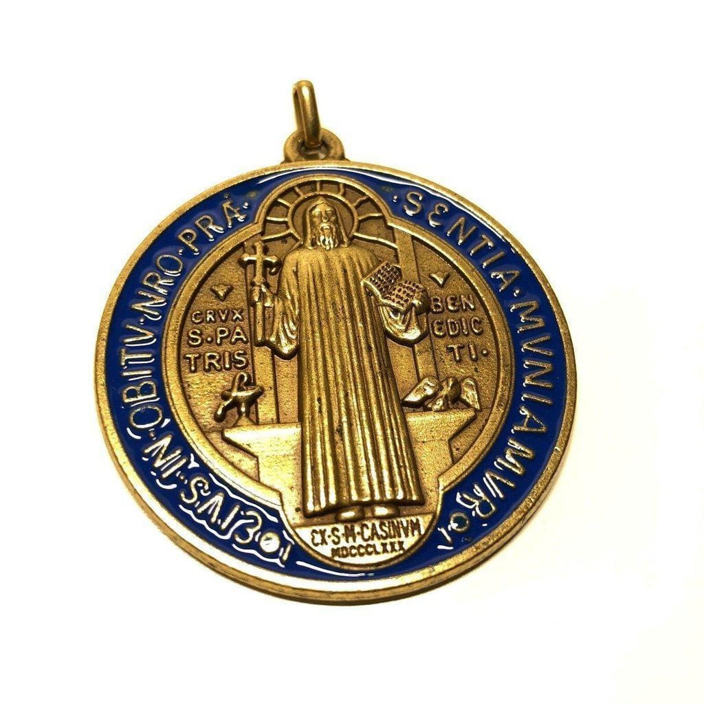 Médaille Saint Benoît 2 - Exorcisme - Medalla De San Benito Blessed By Pope