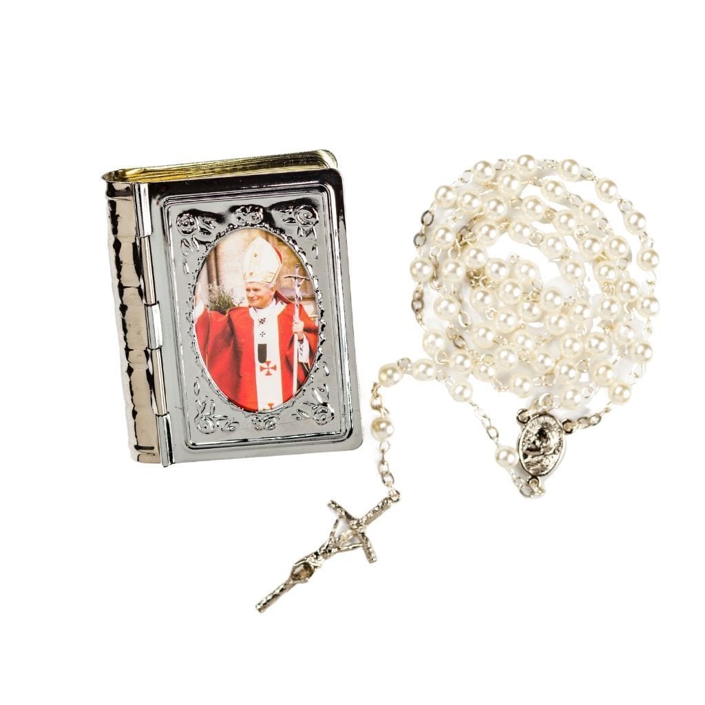 Saint JPII Prayer Beads - St.John Paul II Pope Rosary - Blessed by Pope-Catholically