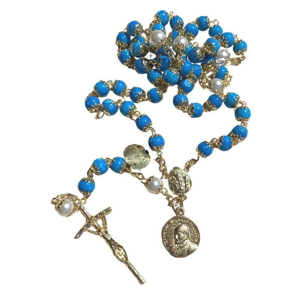 Saint JPII - St.John Paul II - Gold Plated Canonization Rosary