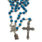Saint Padre Pio Turquoise Rosary with Relic - Blessed by Pope-Catholically