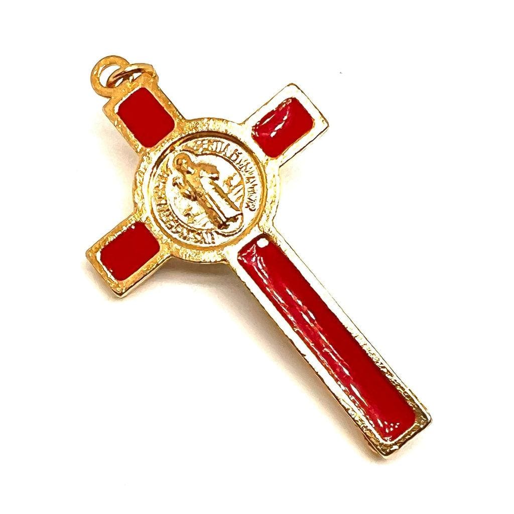 Catholically St Benedict Cross Saint St. Benedict 2" Crucifix - Exorcism- Cross - Blessed by Pope San Benito