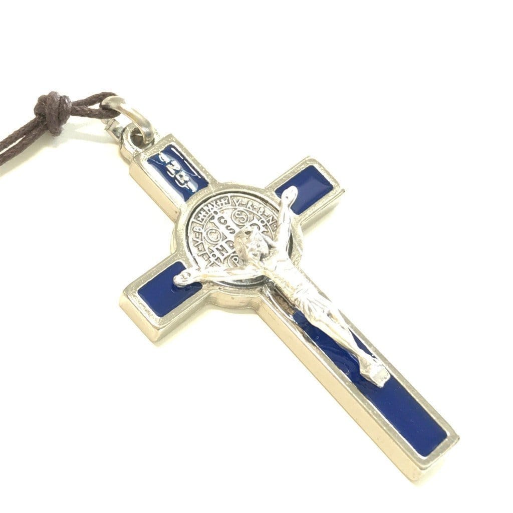 Saint St. Benedict 2" Crucifix - Exorcism- Cross - Blessed by Pope San Benito-Catholically