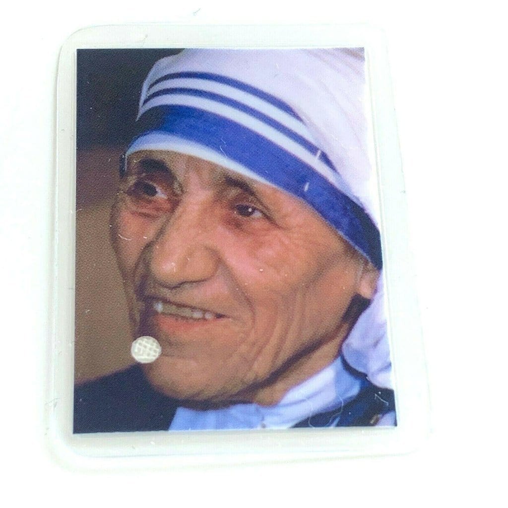 Saint St. Mother Theresa Of Calcutta 2Nd Class Relic - Holy Card Madre Teresa-Catholically