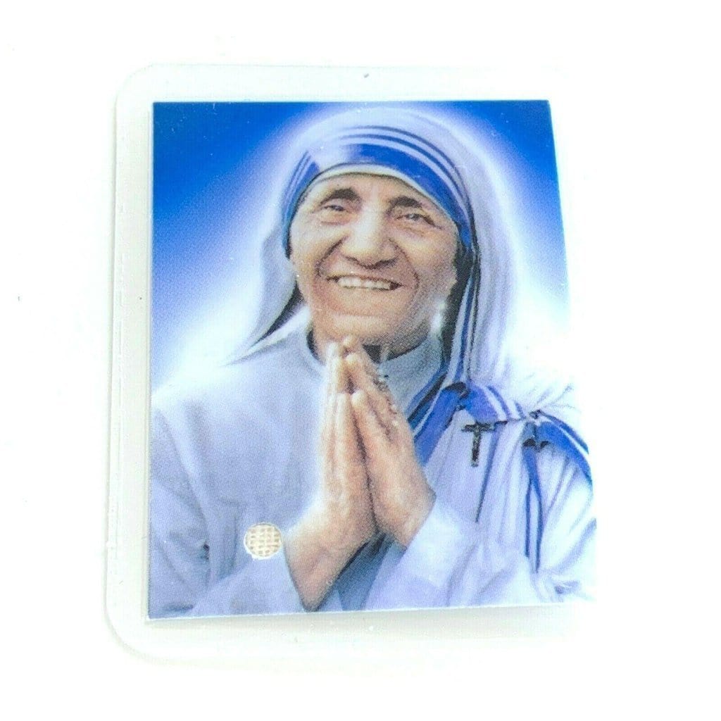 Saint St. Mother Theresa Of Calcutta 2Nd Class Relic - Holy Card Madre Teresa-Catholically