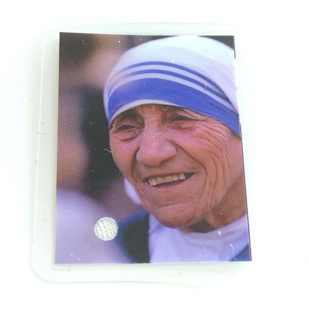 Saint St. Mother Theresa Of Calcutta 2Nd Class Relic - Holy Card Madre Teresa-Catholically