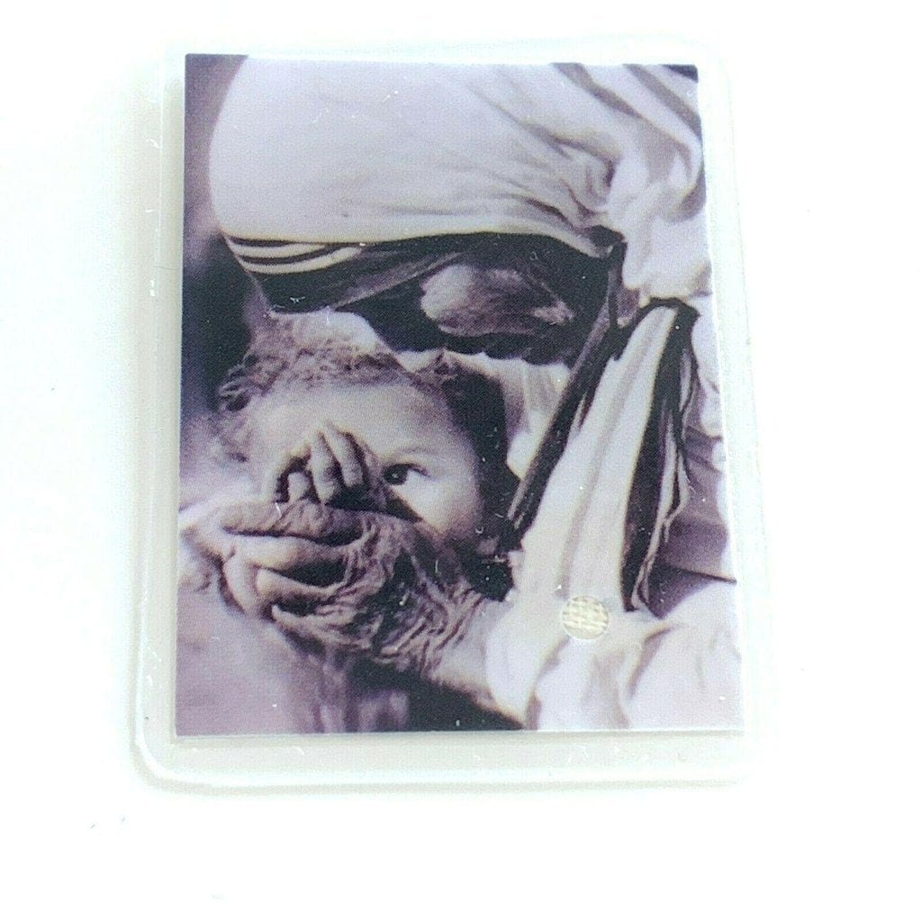 Saint St. Mother Theresa of Calcutta 2nd class relic - Holy Card Madre Teresa - Catholically