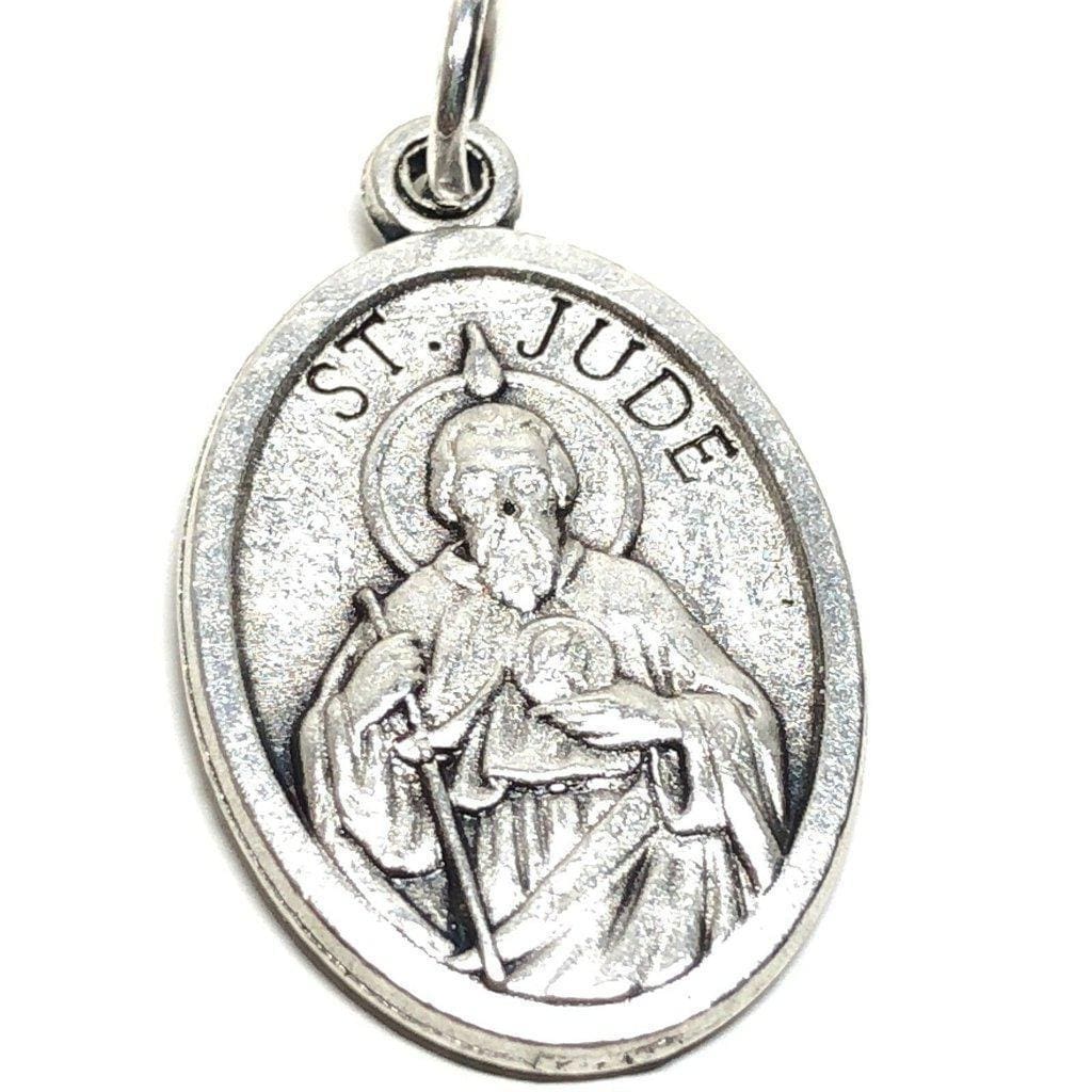 San Giuda Ruega Por Nosotros - St.Jude - Spanish Medal Blessed By Pope 7/8"-Catholically